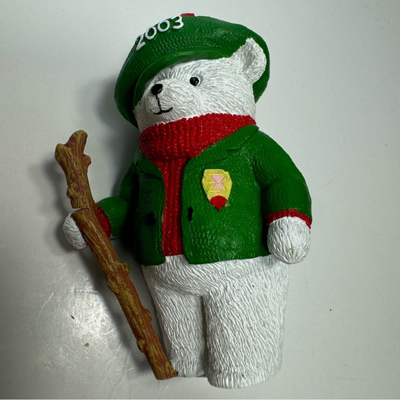 Santa Bear 2003 Ornament New in Box. Old Stock Vintage Collectible - Picture 4 of 8